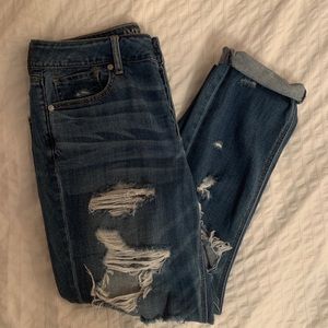 American Eagle Boyfriend Ripped Jeans